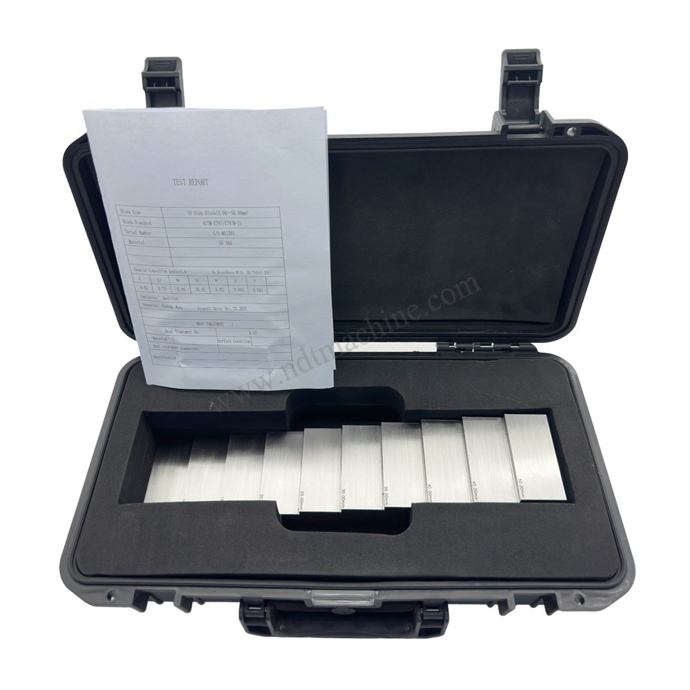 10 Langkah Blok-5-50mm-304#Baja Tahan Karat-30*65mm | Calibration Block NDT MACHINE - Gambar 4