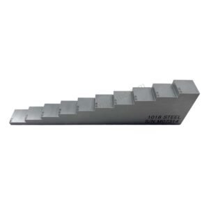 10 langkah blok-5-50mm-karbon-20*20mm | Calibration Block NDT MACHINE