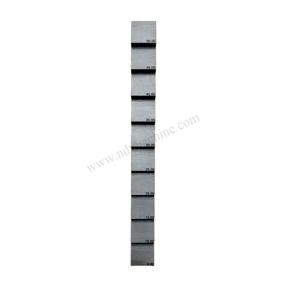 10 langkah blok-5-50mm-karbon-20*20mm | Calibration Block NDT MACHINE - Gambar 5
