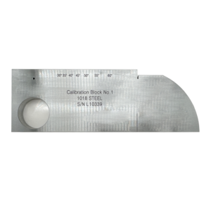 IIW (V1) Block-ISO2400-2012 (E) -Staight Groove-φ3mm-Carbon Steel | Calibration Block NDT Machine