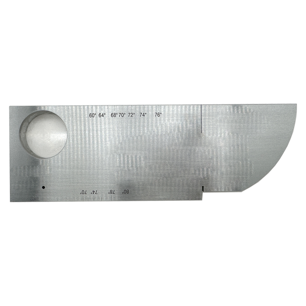 IIW (V1) Block-ISO2400-2012 (E) -Staight Groove-φ3mm-Carbon Steel | Calibration Block NDT Machine - Gambar 4