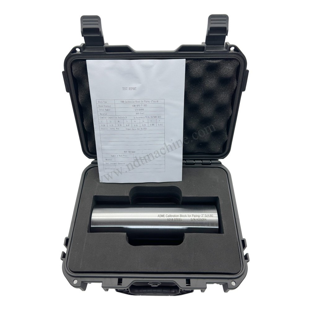 Blok Kalibrasi ASME untuk Perpipaan 2″ SCH80 | Calibration Block NDT Machine - Gambar 4