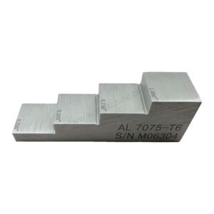 4 Langkah Blok-0.250 ″ /0.500 ″ /0.750 ″ /1.000 ″ -7075#Aluminium-0.75 ″*0,75 ″ | Calibration Block NDT Machine