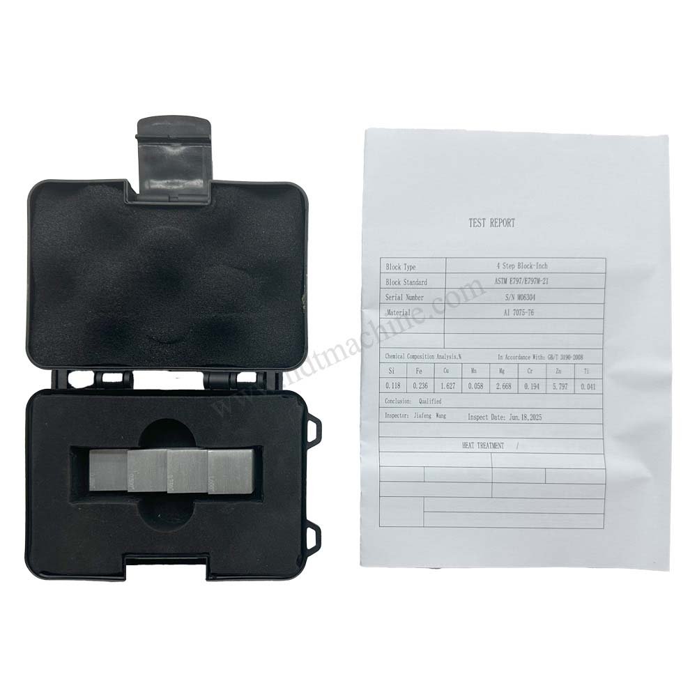 4 Langkah Blok-0.250 ″ /0.500 ″ /0.750 ″ /1.000 ″ -7075#Aluminium-0.75 ″*0,75 ″ | Calibration Block NDT Machine - Gambar 3