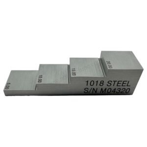 4 Langkah Blok-5/10/15/20mm-Karbon-20 Baja*20mm | Calibration Block NDT Machine