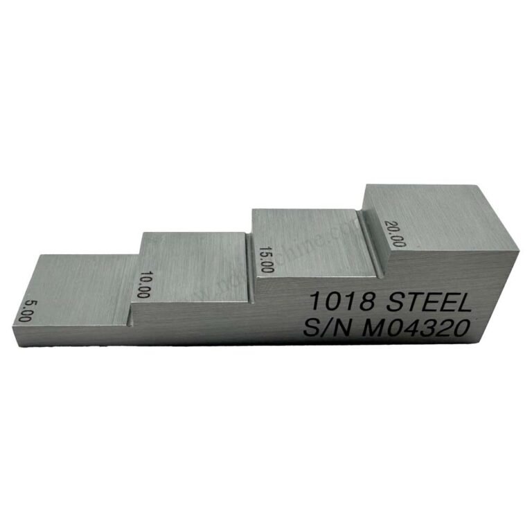4 Langkah Blok-5/10/15/20mm-Karbon-20 Baja*20mm | Calibration Block NDT Machine