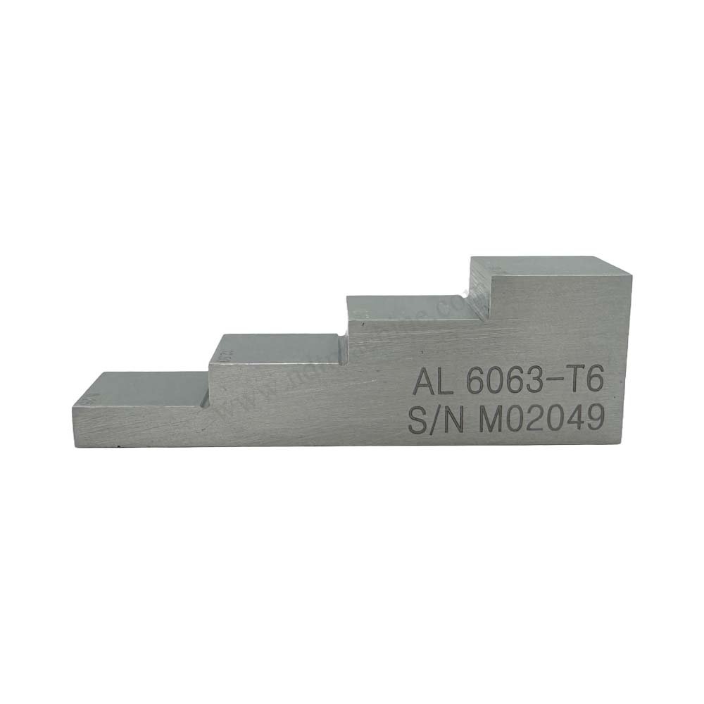 4 langkah blok-6.25/12.5/18.75/25mm-6063#aluminium-20mm*20mm | Calibration Block NDT Machine - Gambar 5