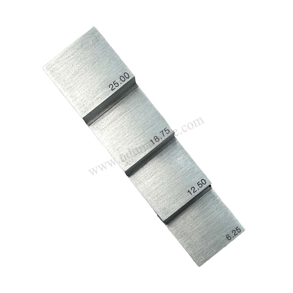 4 langkah blok-6.25/12.5/18.75/25mm-6063#aluminium-20mm*20mm | Calibration Block NDT Machine - Gambar 4