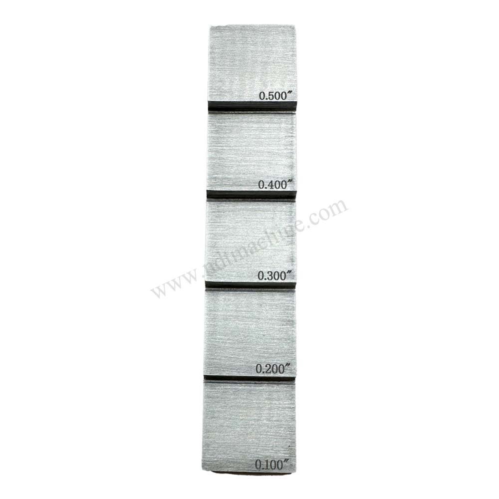 5 langkah blok-0.100 ″ /0.200 ″ /0.300 ″ /0.400 ″ /0.500 ″ -7075#Aluminium-0.75 ″*0,75 ″ NDT Machine - Gambar 6