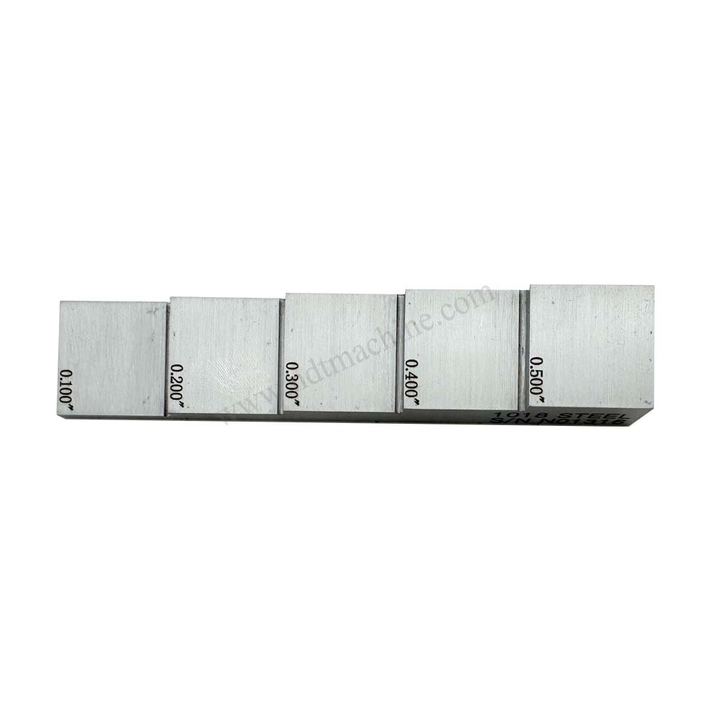 Blok 5 Langkah-0,100″/0,200″/0,300″/0,400″/0,500″-Baja Karbon-0,75″*0,75″ | Calibration Block NDT Machine - Gambar 5