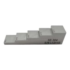 5 Langkah Blok-5/10/15/20/25mm-304#Stainless Steel-20*20mm | Calibration Block NDT Machine