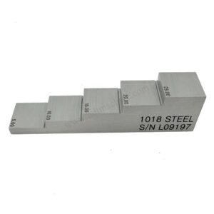5 Langkah Blok-5/10/15/20/25mm-Karbon-20 Baja*20mm | Calibration Block NDT Machine