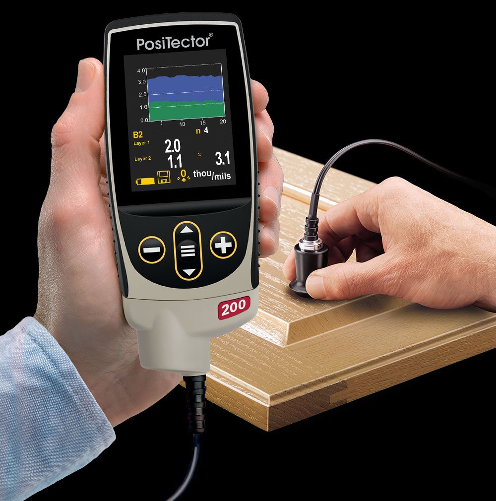 PosiTector 200 Coating Thickness Gage - Alat Ukur Ketebalan Cat Substrat Non-Logam - Gambar 2