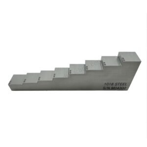 8 Langkah BLOCK-12/15/19/24/30/36/42/48mm-karbon-20mm*20mm | Calibration Block NDT Machine