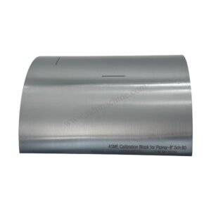 Blok Kalibrasi ASME untuk Perpipaan-8″SCH80/d219.1*12.7*210mm | Calibration Block NDT Machine