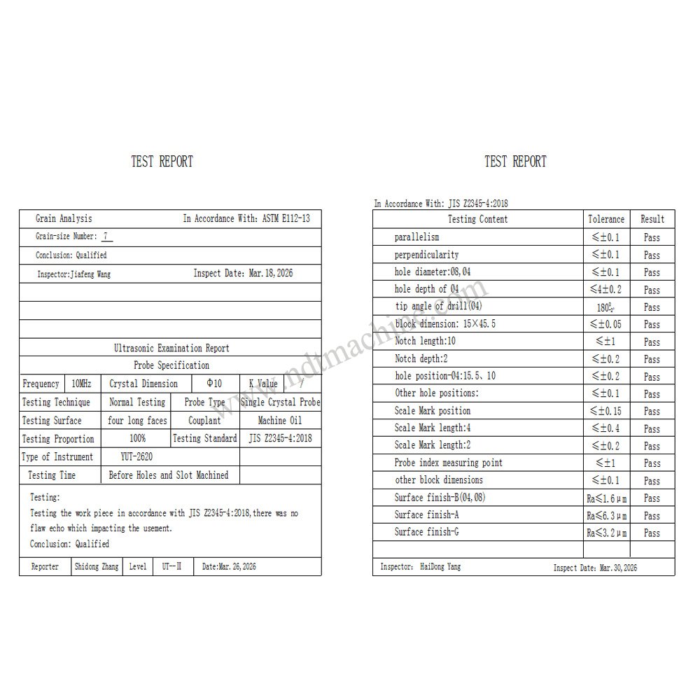Calibration Block-JIS Z 2345: 2000 NDT Machine STB-A3 - Gambar 3