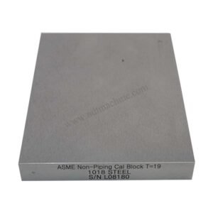ASME-1# Non-Piping Cal Block-19*155*120mm-Carbon Steel-ASME BPVC-V(2023) NDT Machine