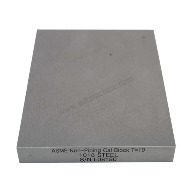 ASME-1# Non-Piping Cal Block-19*155*120mm-Carbon Steel-ASME BPVC-V(2023) NDT Machine