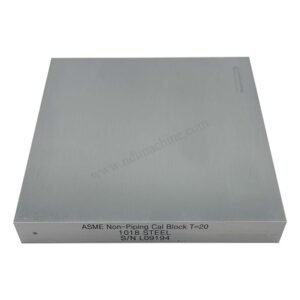 ASME-1# Non-Piping Cal Block-20*155*150mm-Carbon Steel-ASME BPVC-V(2023) NDT Machine