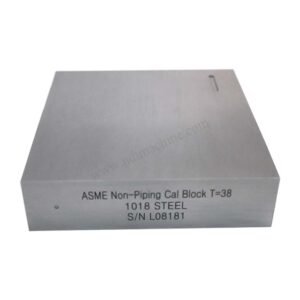 ASME-2# Non-Piping Cal Block-38*155*150mm-Carbon Steel-ASME BPVC-V(2023) NDT Machine