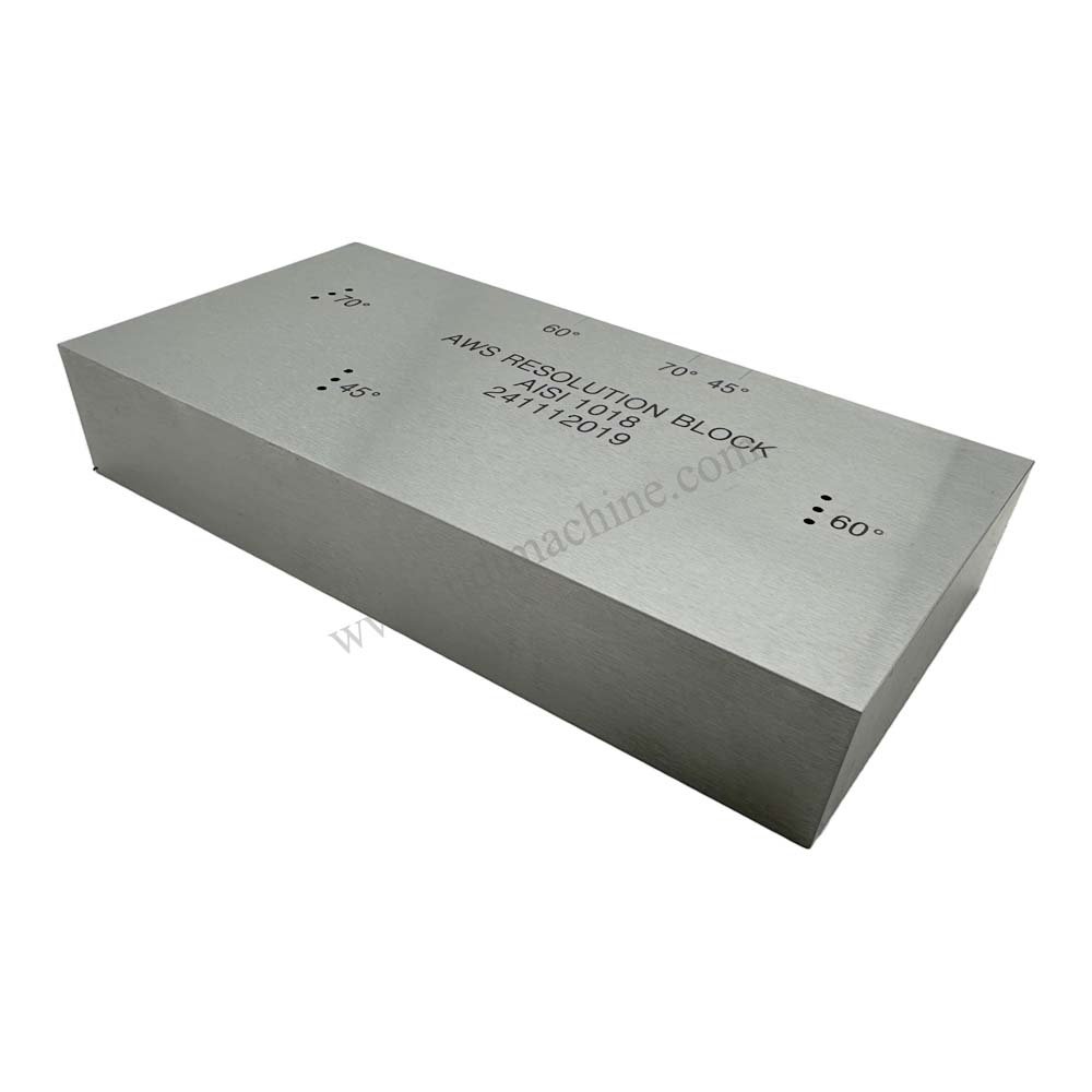 AWS Resolution Block-Carbon Steel-AWS D1.1/D1.1 M-2020 | Calibration Block NDT Machine - Gambar 4