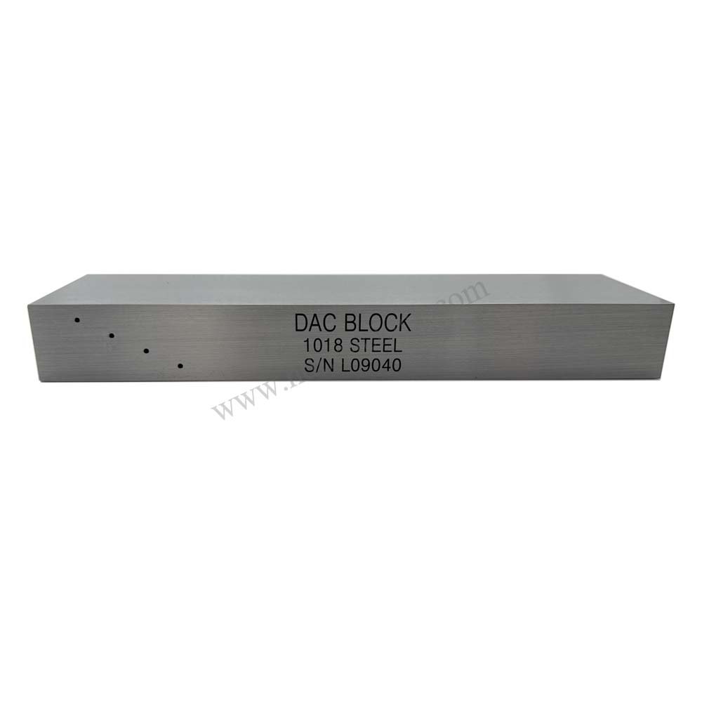 DAC Test Block-25*50*200mm(4 holes,φ1.5mm)-Carbon Steel NDT Machine