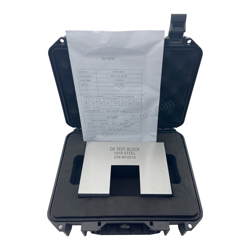 Blok Uji DS-Metrik-Baja Karbon-AWS D1.1/D1.1 M-2025 | Calibration Block NDT Machine - Gambar 4
