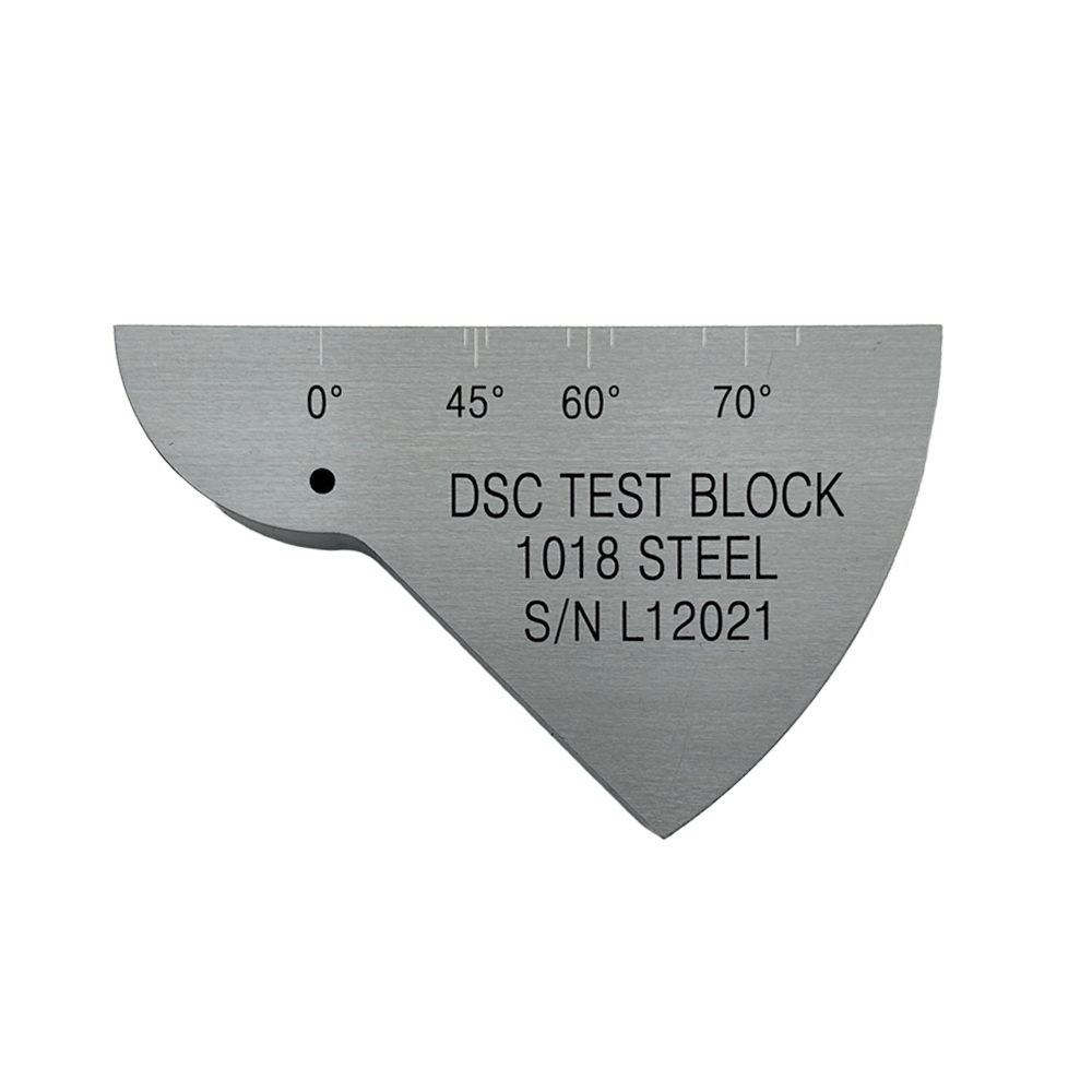 Tes DSC Block-Metric-Carbon-AWS-AWS D1.1/D1.1 M-2020 | Calibration Block NDT Machine