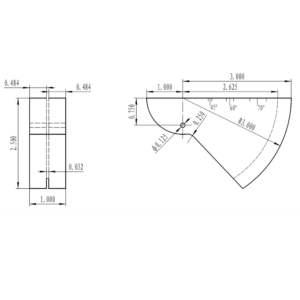 Tes DSC Block-Inch-Carbon Steel-AWS D1.1/D1.1 M-2025 | Calibration Block NDT Machine
