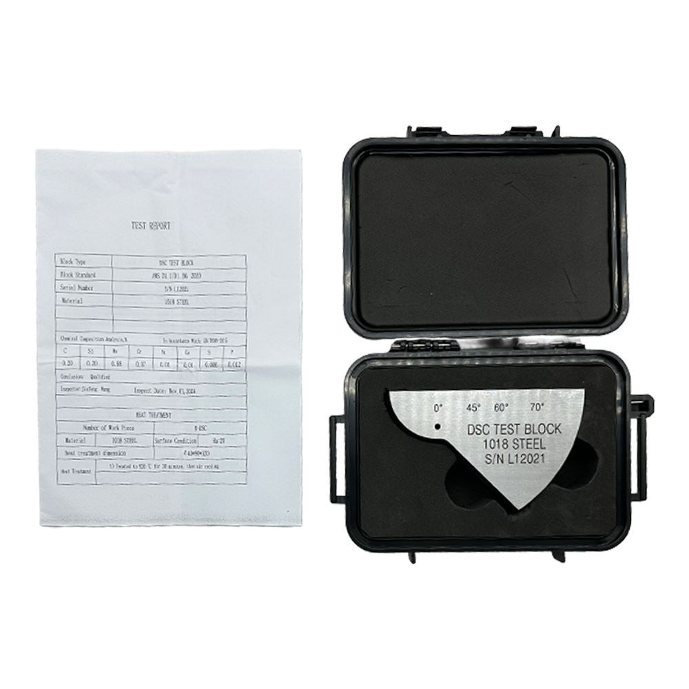 Tes DSC Block-Metric-Carbon-AWS-AWS D1.1/D1.1 M-2020 | Calibration Block NDT Machine - Gambar 4