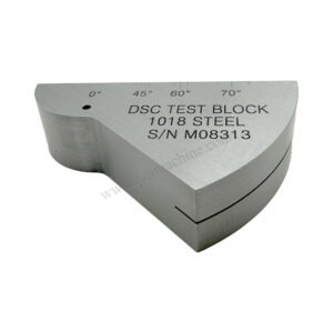 Blok Uji DSC-Metrik-Baja Karbon-AWS D1.1/D1.1 M-2025 | Calibration Block NDT Machine