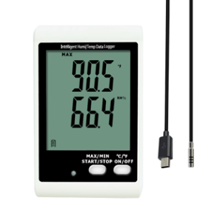 DWL-21E High Accuracy Sound/Light Alarm Humidity and Temperature Data Logger YOWEXA