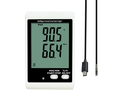 DWL-21E High Accuracy Sound/Light Alarm Humidity and Temperature Data Logger YOWEXA