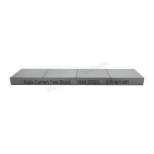 Blok Pengujian Arus Eddy-6*25*100mm-Baja Karbon | Calibration Block NDT Machine