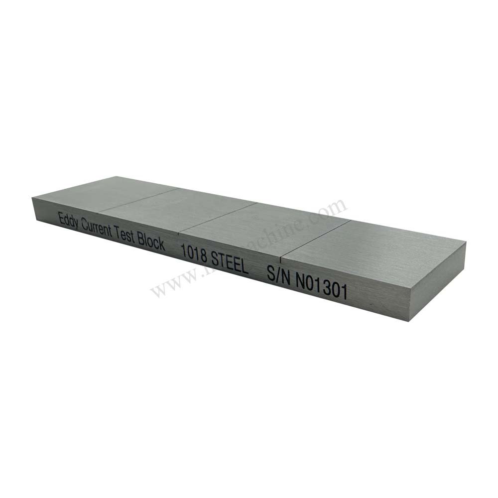 Blok Pengujian Arus Eddy-6*25*100mm-Baja Karbon | Calibration Block NDT Machine - Gambar 3