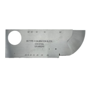 IIW Tipe 2 Block-USAF T.0.33B-1-1-Inch-Carbon Steel | Calibration Block NDT Machine
