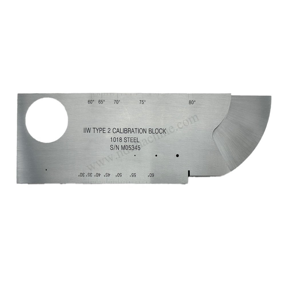 IIW Tipe 2 Block-USAF T.0.33B-1-1-Inch-Carbon Steel | Calibration Block NDT Machine