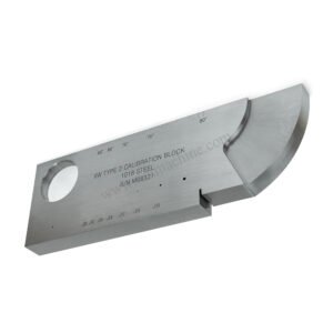 IIW Tipe 2 Blok-USAF T.0.33B-1-1-Metrik-Karbon Baja | Calibration Block NDT Machine
