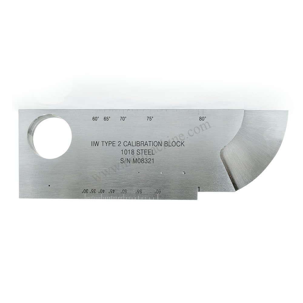 IIW Tipe 2 Blok-USAF T.0.33B-1-1-Metrik-Karbon Baja | Calibration Block NDT Machine - Gambar 5