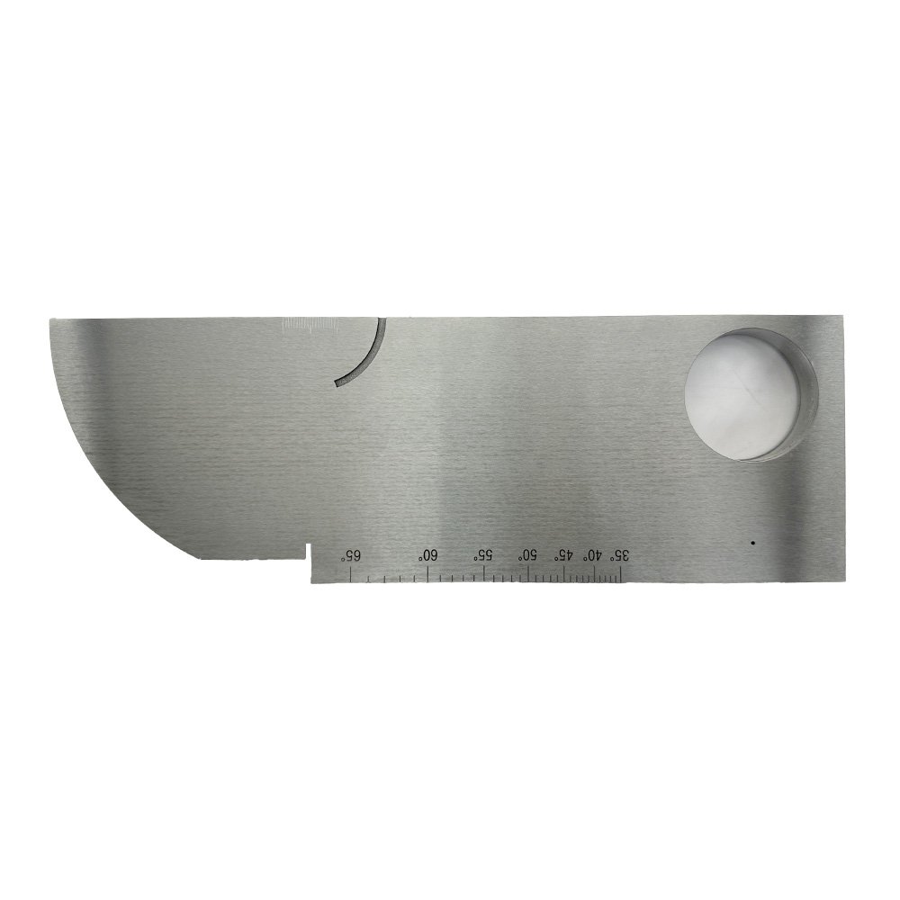 IIW (V1) Block-ATTM E164-24 IIW Tipe 1-Metrik-316# Stainless Steel | Calibration Block NDT Machine - Gambar 6