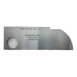 IIW (V1) Block-ISO2400-2025 (EN) -Straight Groove-φ1.5mm-Carbon Steel | Calibration Block NDT Machine