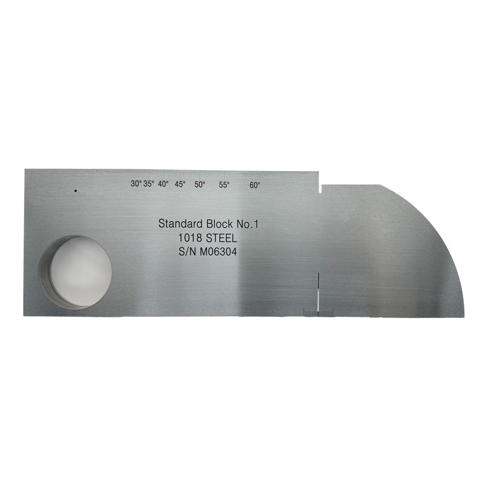 IIW (V1) Block-ISO2400-2025 (EN) -Straight Groove-φ1.5mm-Carbon Steel | Calibration Block NDT Machine