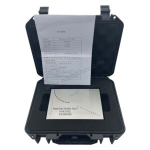 Blok kalibrasi array bertahap mini B karbon baja-astm E2491-2023 | Calibration Block NDT Machine