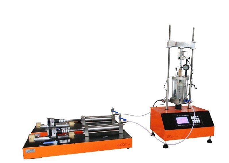 Soil Automatic Triaxial Test Apparatus 50kN - 1000kN - Mesin Uji Triaxial Otomatis Standar Internasional Lab Geoteknik