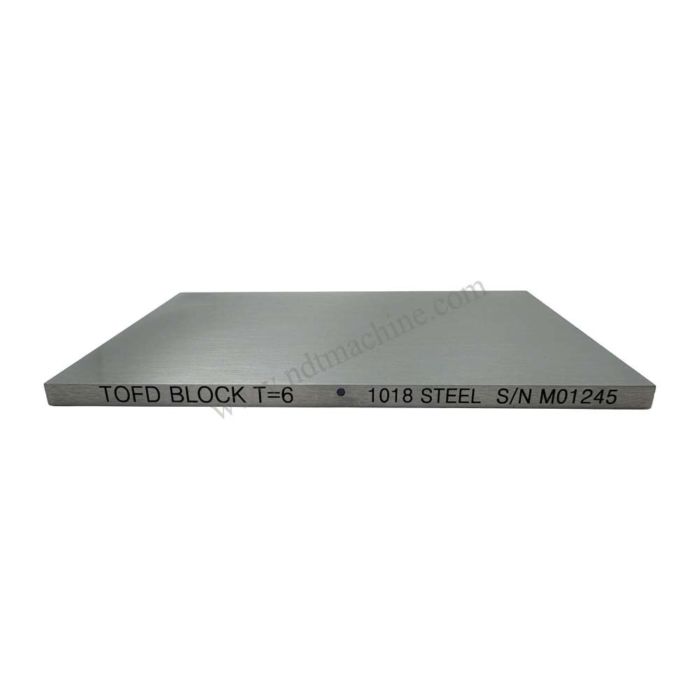 TOFD Blok-120*150*6mm-karbon-ISO 10863-2020 | Calibration Block NDT Machine T6MM