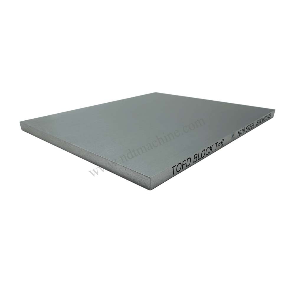TOFD Blok-120*150*6mm-karbon-ISO 10863-2020 | Calibration Block NDT Machine T6MM - Gambar 8