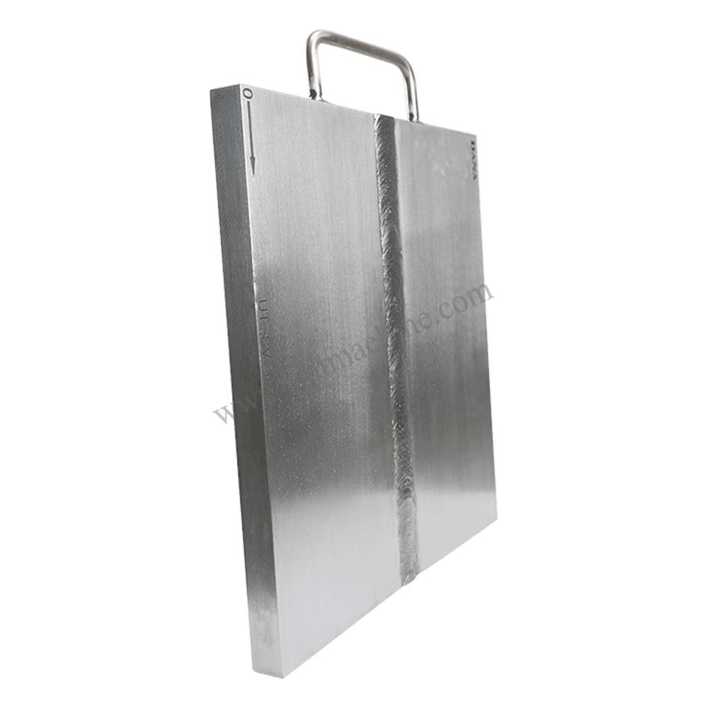UT PLATE-karbon baja | Calibration Block NDT Machine DV-300*300*20mm - Gambar 3