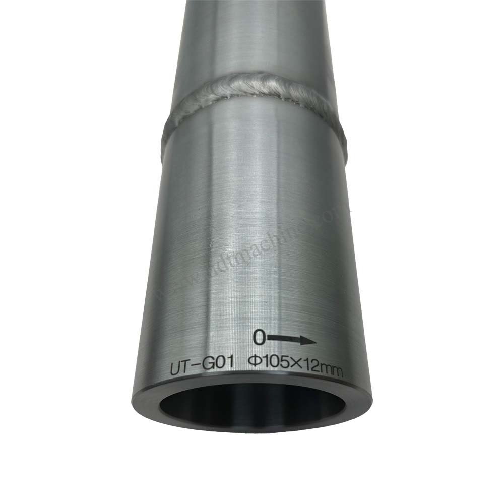 UT Tube-φ-karbon baja | Calibration Block NDT Machine 105*12*300mm - Gambar 6