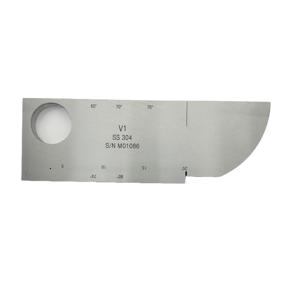IIW (V1) Block-ISO2400: 1972 (E) -304# Stainless Steel | Calibration Block NDT Machine