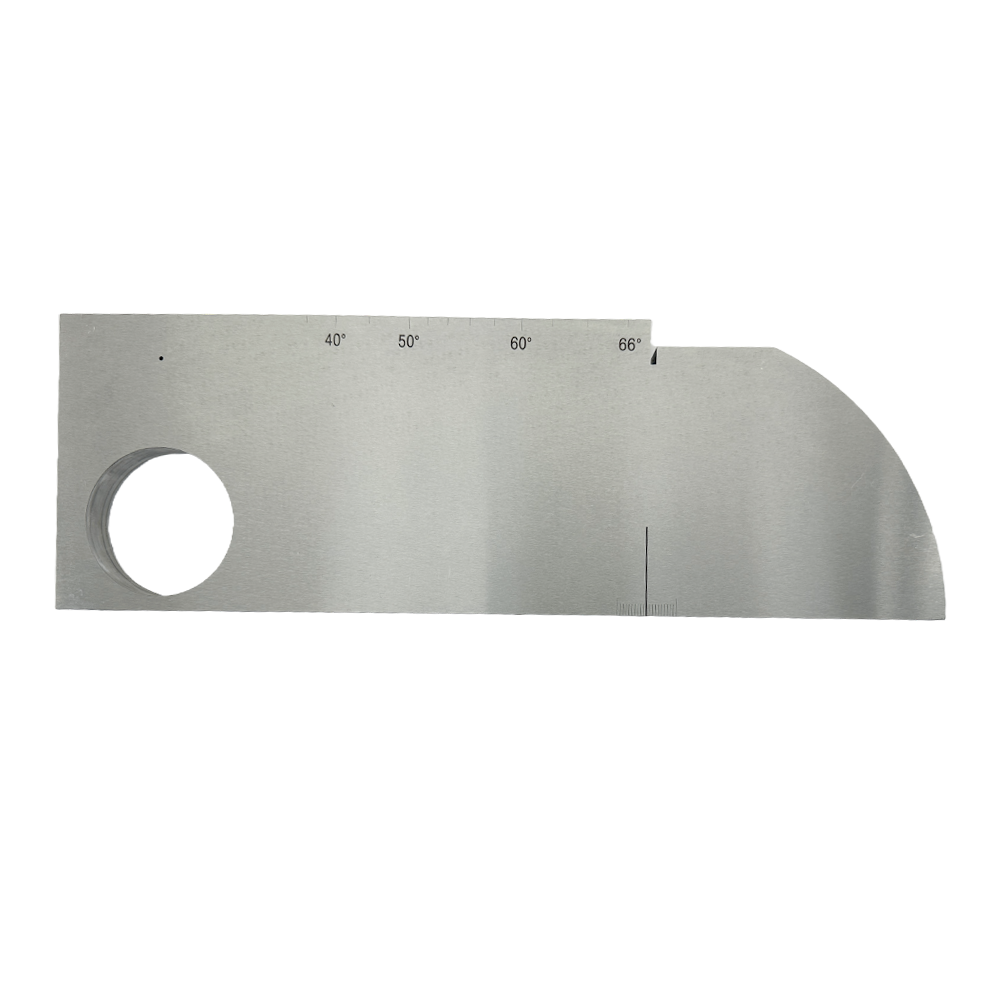 IIW (V1) Block-ISO2400: 1972 (E) -304# Stainless Steel | Calibration Block NDT Machine - Gambar 6